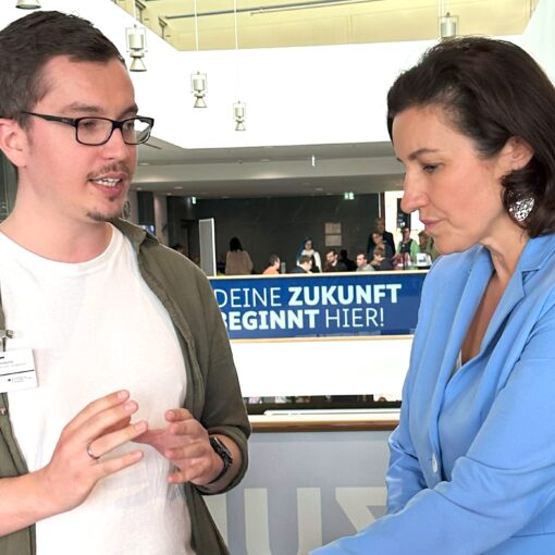 Dorothee Bär bei quantumexpedition